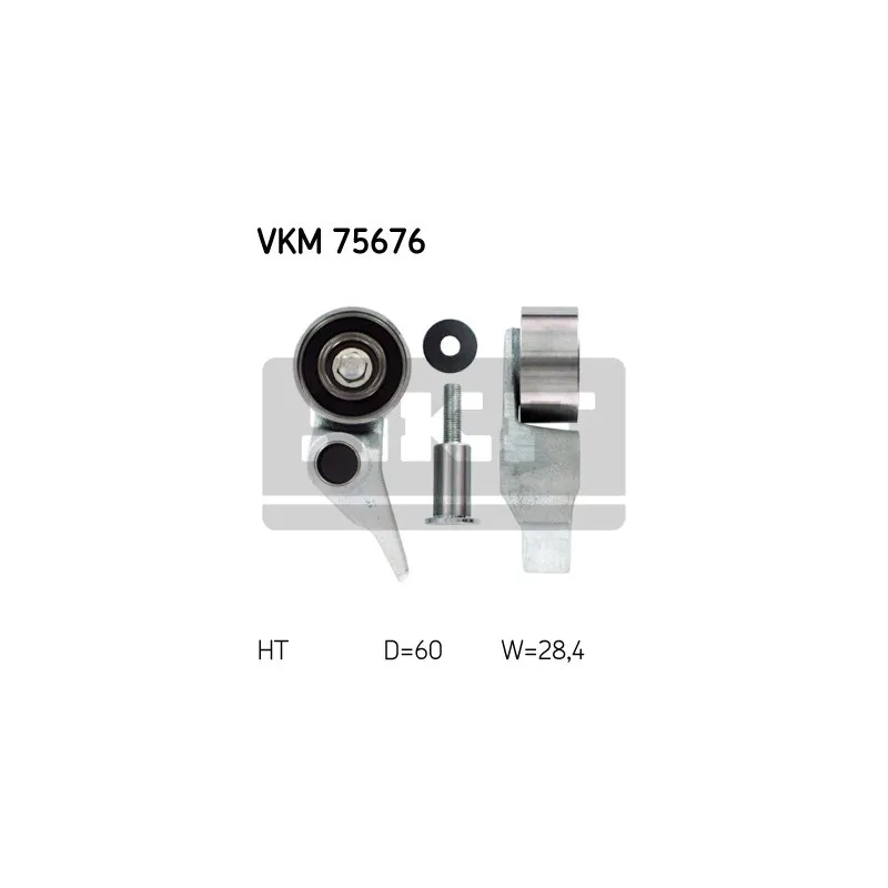 Poulie-tendeur, courroie crantée SKF VKM 75676