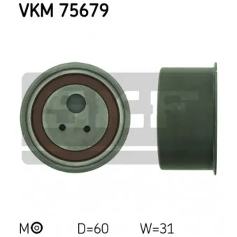 Poulie-tendeur, courroie crantée SKF VKM 75679