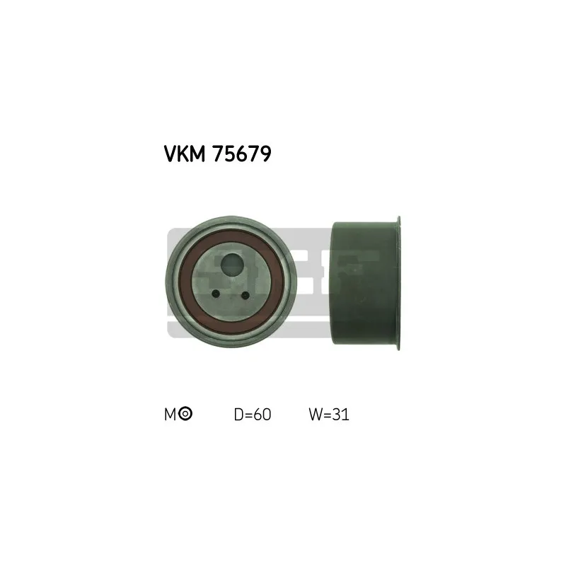 Poulie-tendeur, courroie crantée SKF VKM 75679