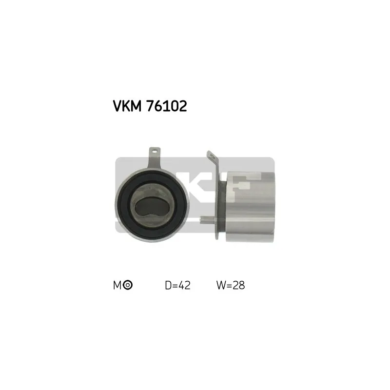 Poulie-tendeur, courroie crantée SKF VKM 76102