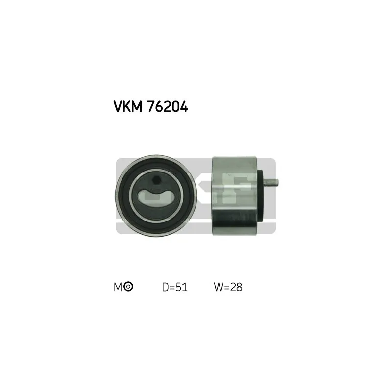 Poulie-tendeur, courroie crantée SKF VKM 76204