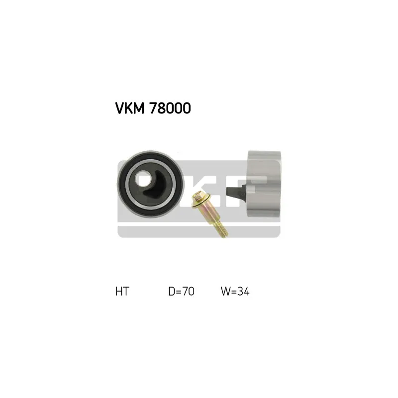 Poulie-tendeur, courroie crantée SKF VKM 78000