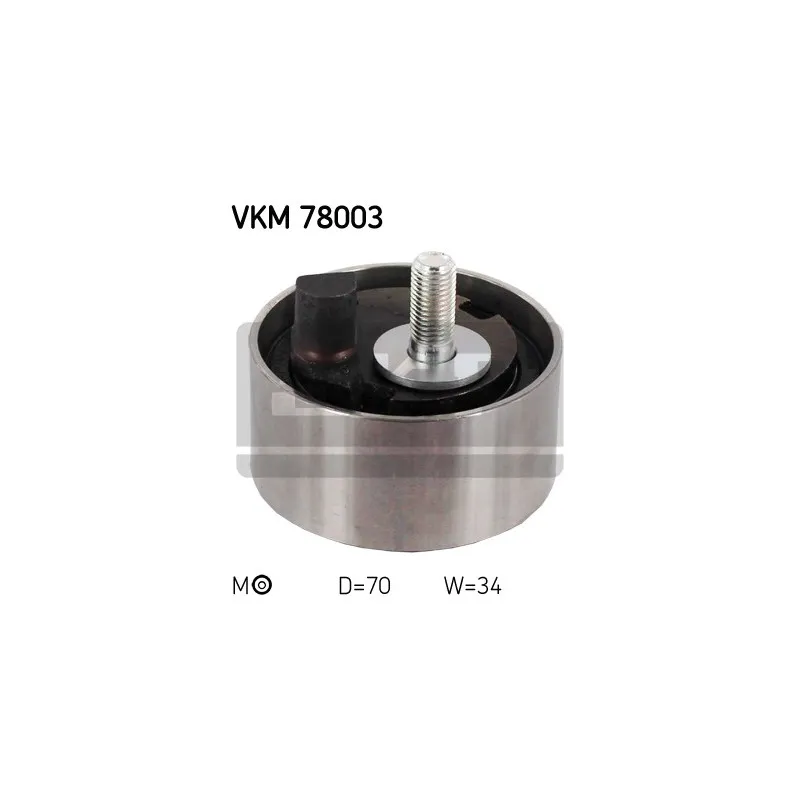 Poulie-tendeur, courroie crantée SKF VKM 78003