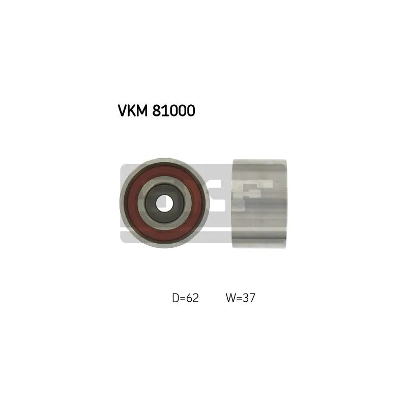 Poulie renvoi/transmission, courroie de distribution SKF VKM 81000