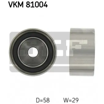 Poulie renvoi/transmission, courroie de distribution SKF VKM 81004