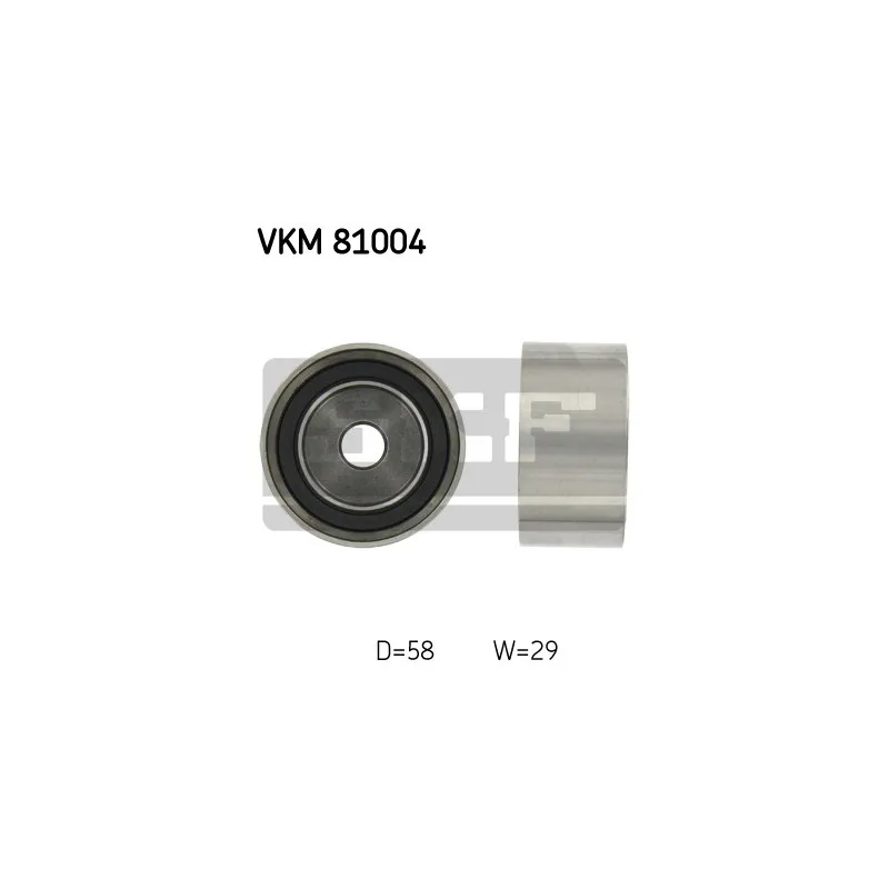 Poulie renvoi/transmission, courroie de distribution SKF VKM 81004