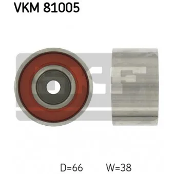Poulie renvoi/transmission, courroie de distribution SKF VKM 81005