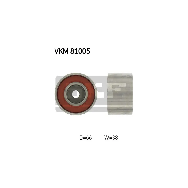Poulie renvoi/transmission, courroie de distribution SKF VKM 81005