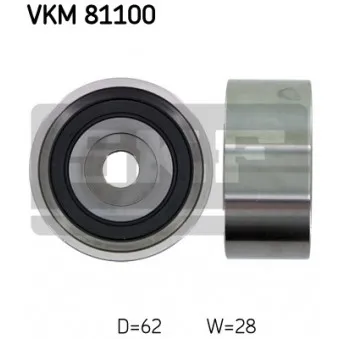 Poulie renvoi/transmission, courroie de distribution SKF VKM 81100