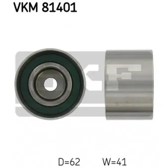 Poulie renvoi/transmission, courroie de distribution SKF VKM 81401
