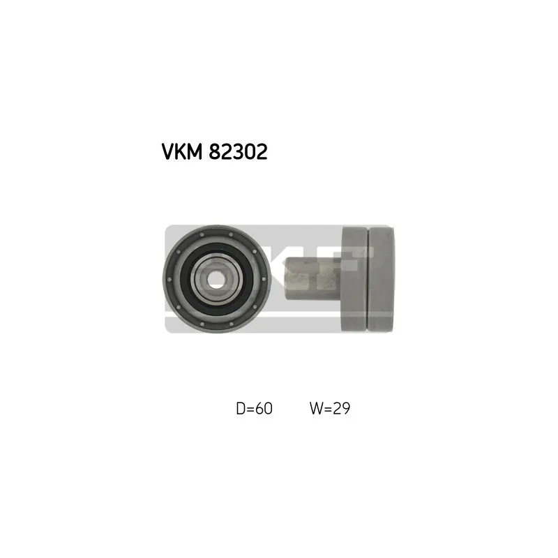 Poulie renvoi/transmission, courroie de distribution SKF VKM 82302
