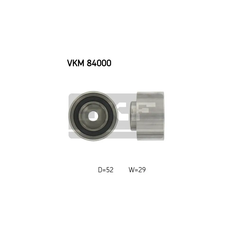 Poulie renvoi/transmission, courroie de distribution SKF VKM 84000