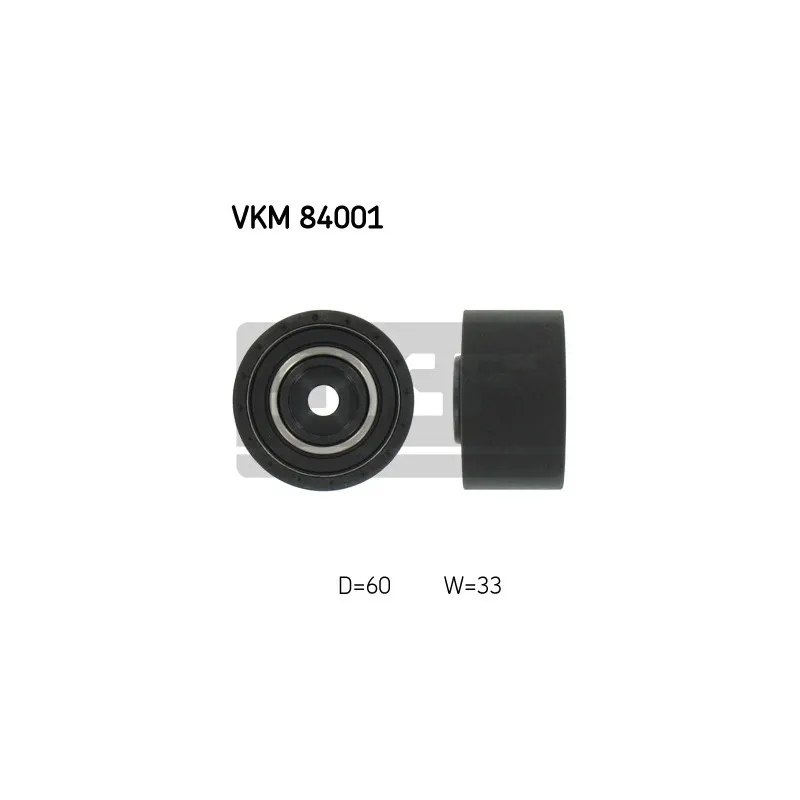 Poulie renvoi/transmission, courroie de distribution SKF VKM 84001