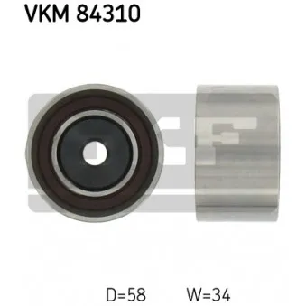 Poulie renvoi/transmission, courroie de distribution SKF VKM 84310