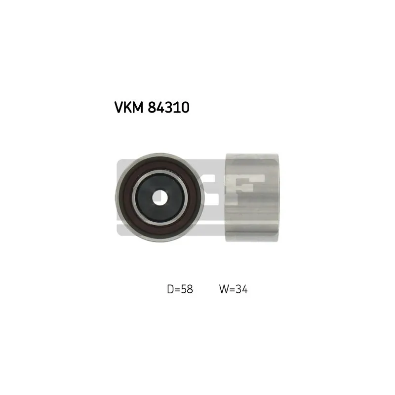 Poulie renvoi/transmission, courroie de distribution SKF VKM 84310