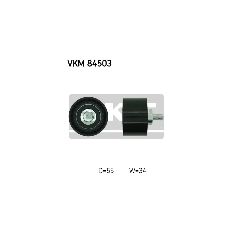 Poulie renvoi/transmission, courroie de distribution SKF VKM 84503