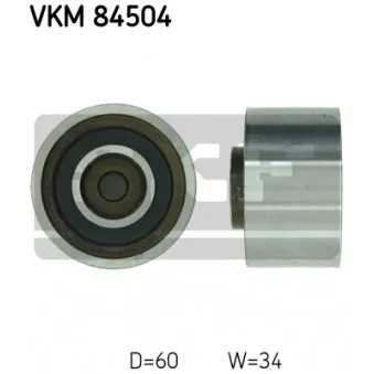 Poulie renvoi/transmission, courroie de distribution SKF VKM 84504