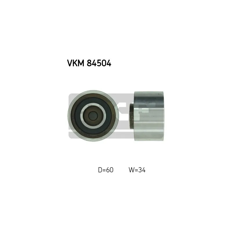 Poulie renvoi/transmission, courroie de distribution SKF VKM 84504
