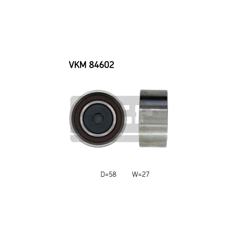 Poulie renvoi/transmission, courroie de distribution SKF VKM 84602