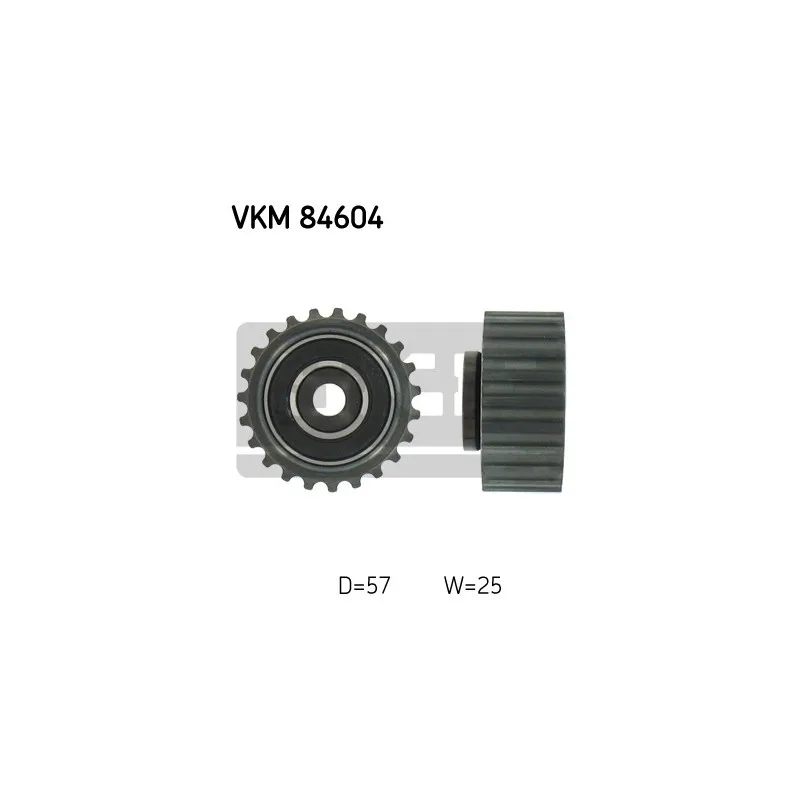 Poulie renvoi/transmission, courroie de distribution SKF VKM 84604