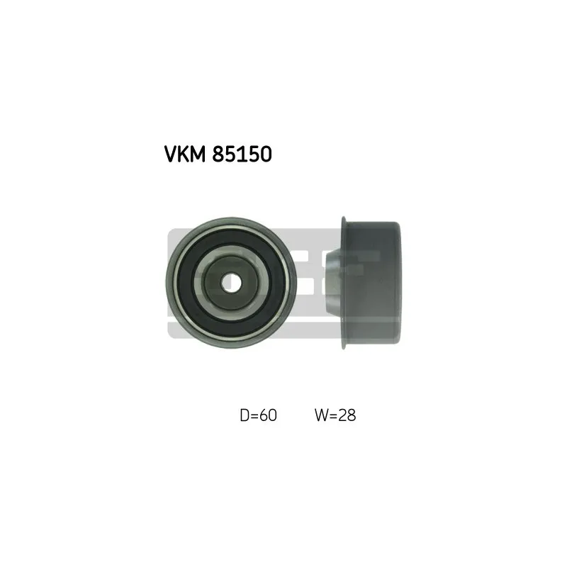Poulie renvoi/transmission, courroie de distribution SKF VKM 85150