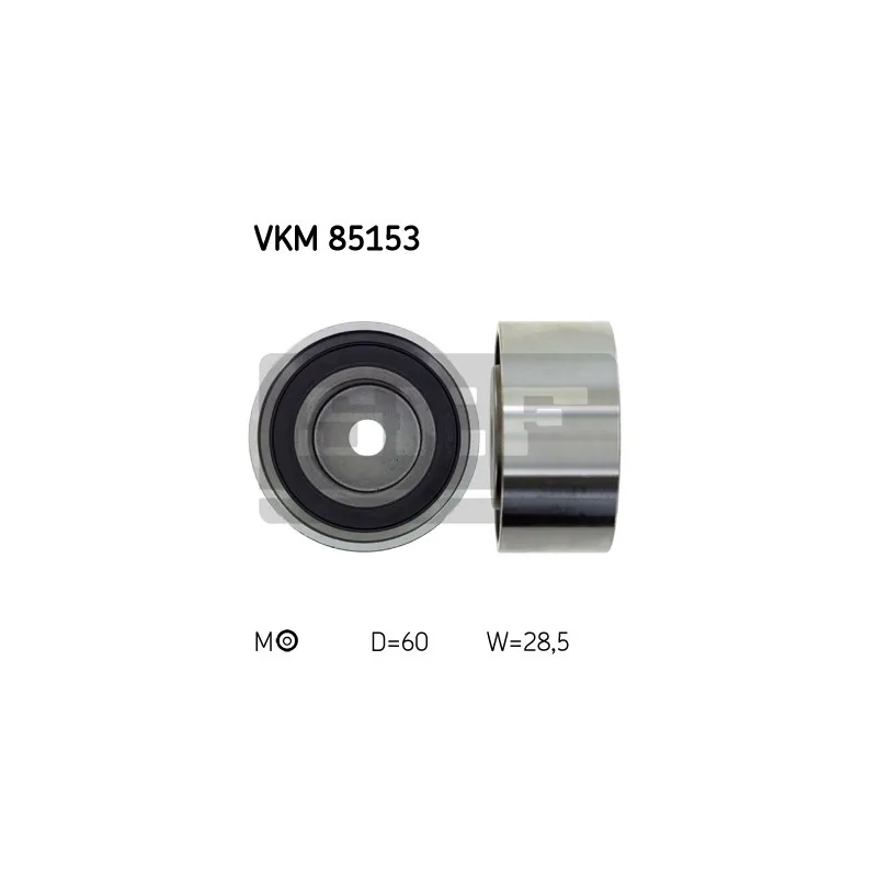 Poulie renvoi/transmission, courroie de distribution SKF VKM 85153