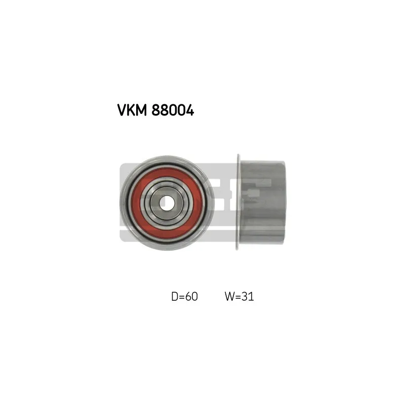 Poulie renvoi/transmission, courroie de distribution SKF VKM 88004