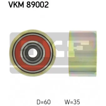 Poulie renvoi/transmission, courroie de distribution SKF VKM 89002