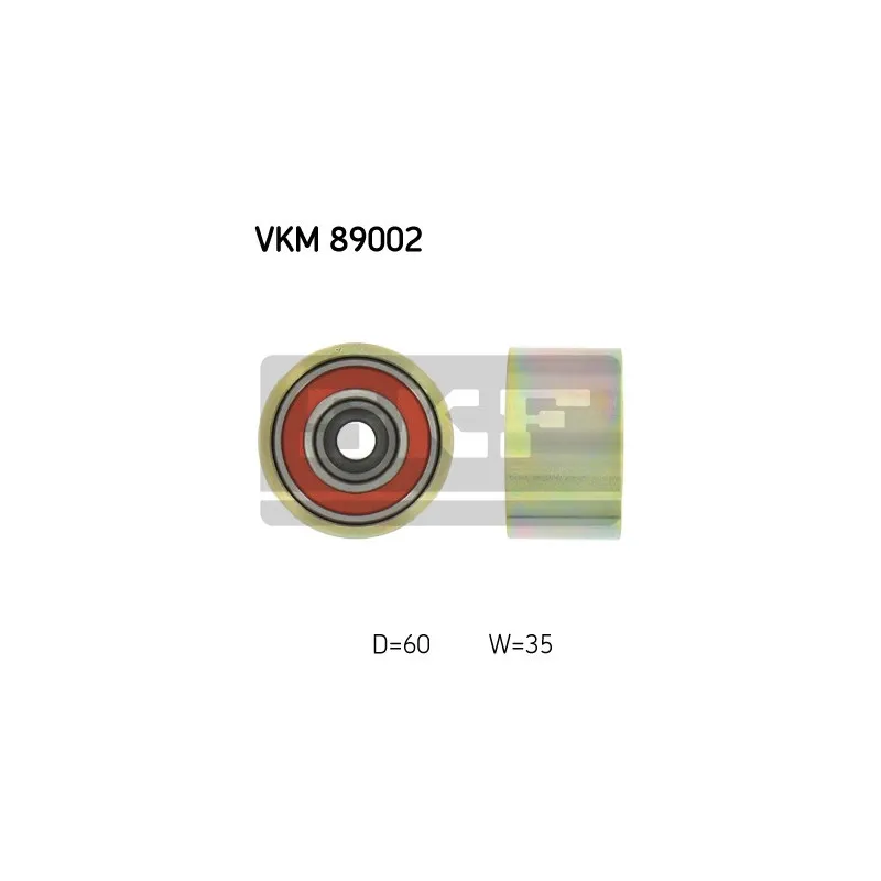 Poulie renvoi/transmission, courroie de distribution SKF VKM 89002