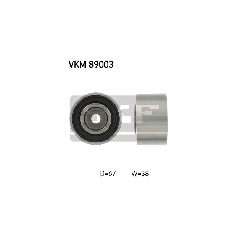 Poulie renvoi/transmission, courroie de distribution SKF VKM 89003
