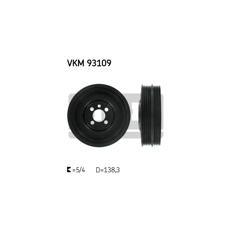 Poulie, vilebrequin SKF VKM 93109