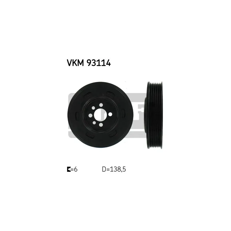 Poulie, vilebrequin SKF VKM 93114