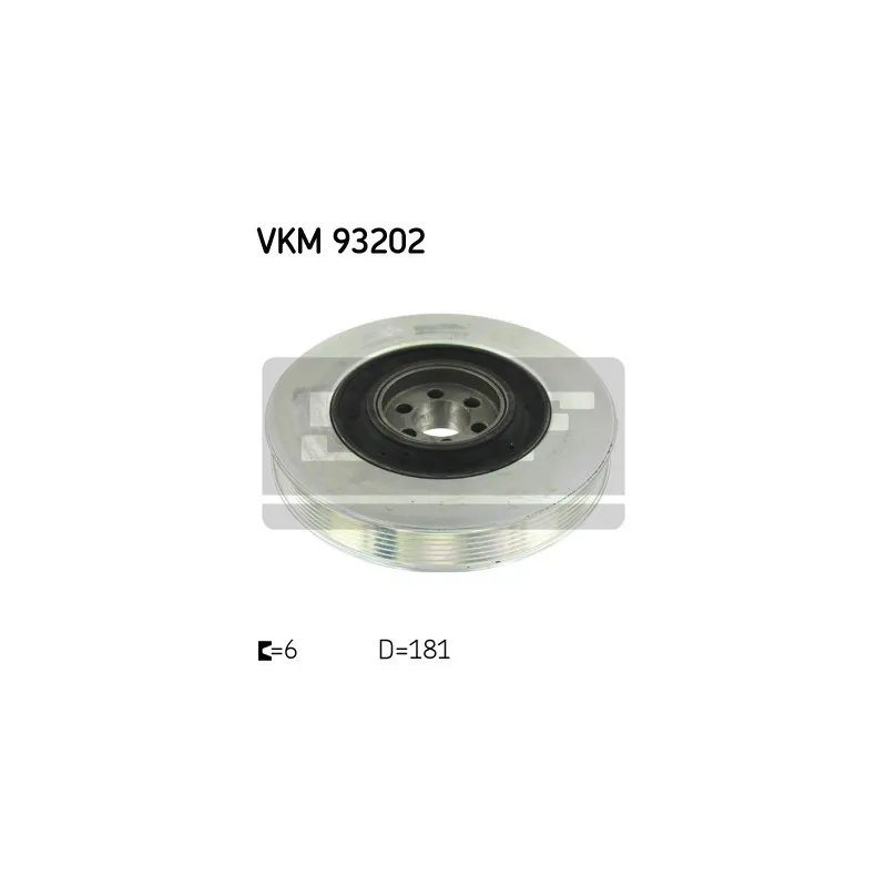 Poulie, vilebrequin SKF VKM 93202
