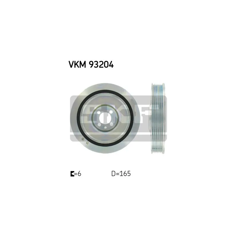 Poulie, vilebrequin SKF VKM 93204