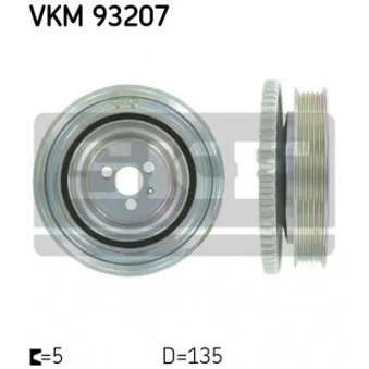 Poulie, vilebrequin SKF VKM 93207