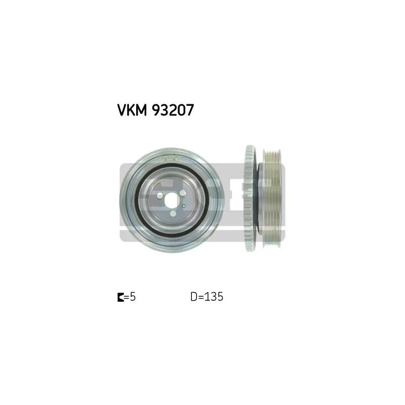 Poulie, vilebrequin SKF VKM 93207