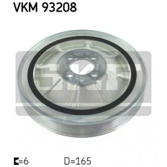 Poulie, vilebrequin SKF VKM 93208