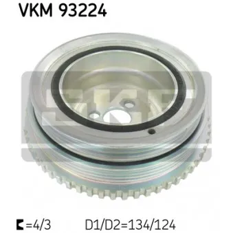 Poulie, vilebrequin SKF VKM 93224