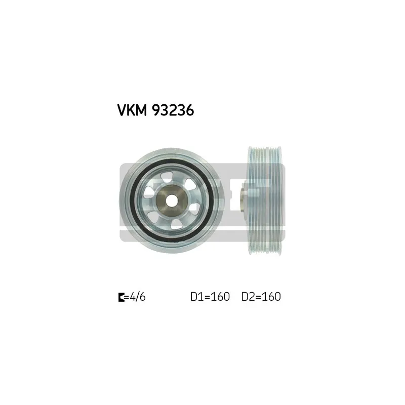 Poulie, vilebrequin SKF VKM 93236