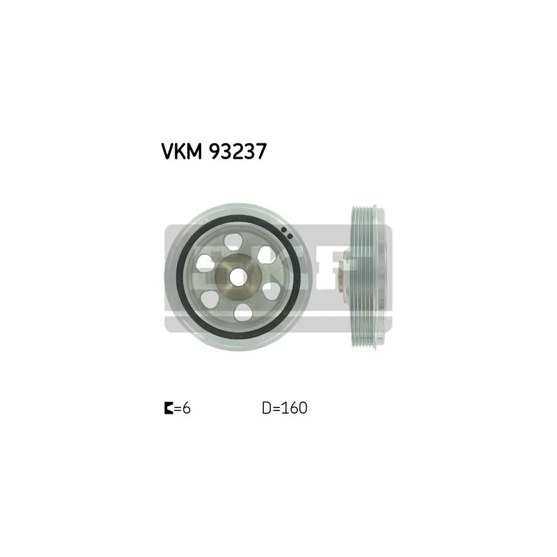 Poulie, vilebrequin SKF VKM 93237