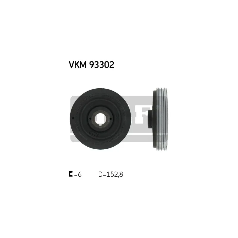 Poulie, vilebrequin SKF VKM 93302