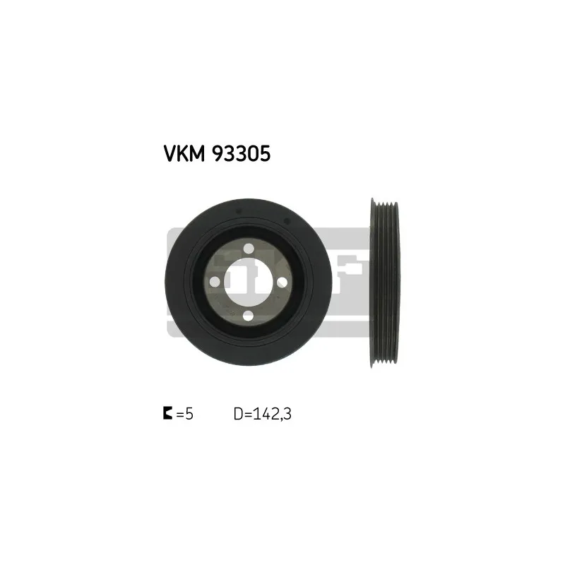 Poulie, vilebrequin SKF VKM 93305