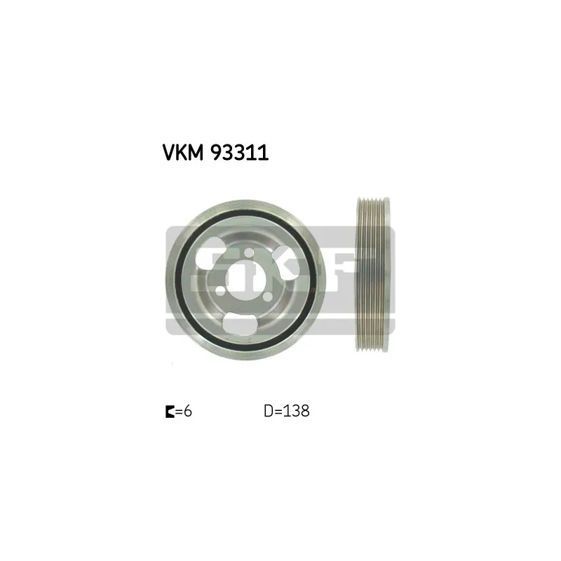 Poulie, vilebrequin SKF VKM 93311