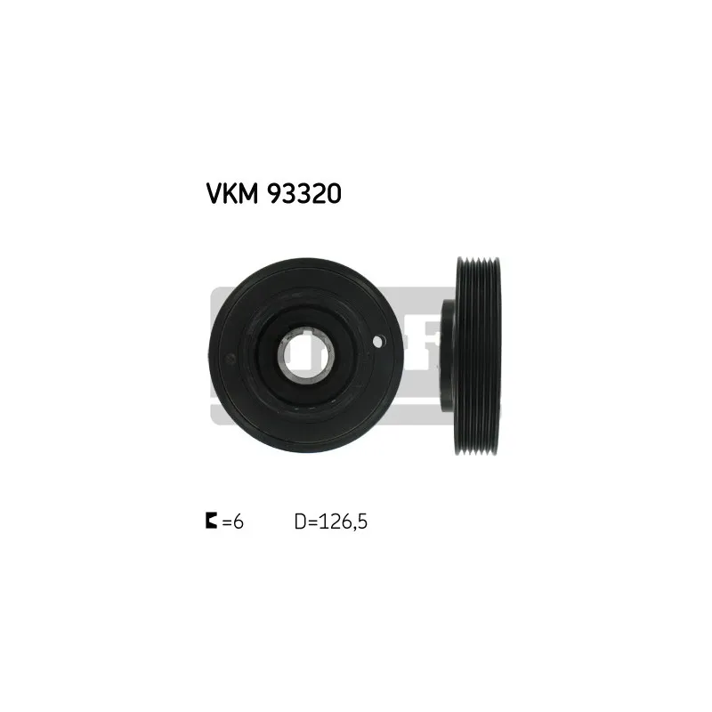 Poulie, vilebrequin SKF VKM 93320