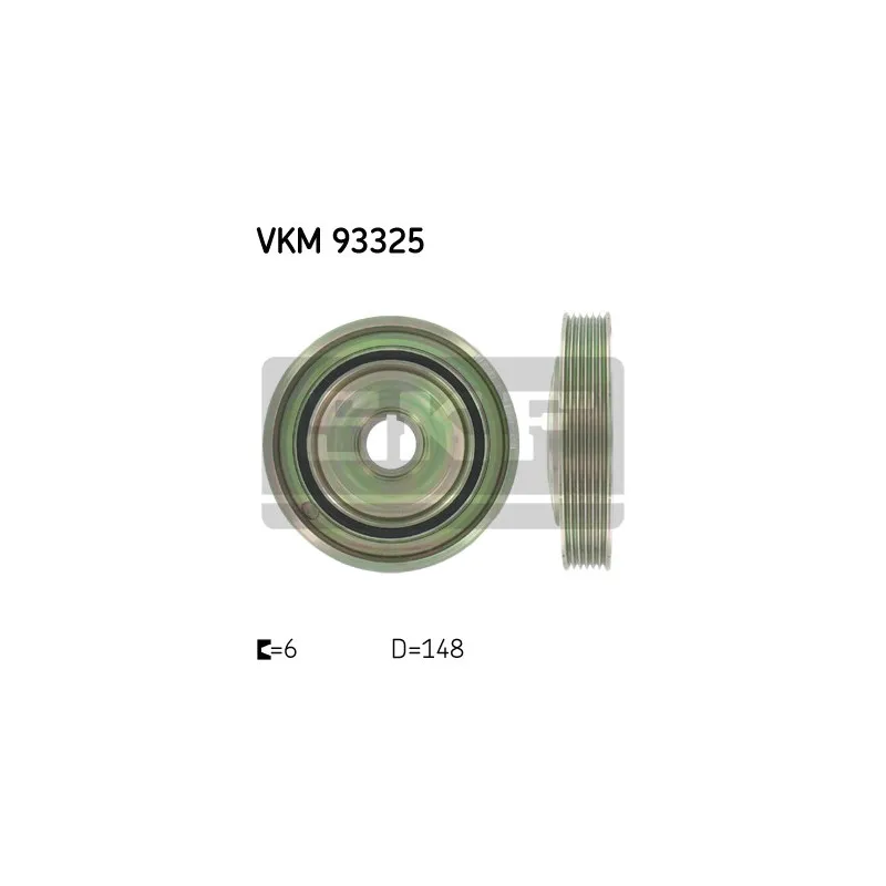 Poulie, vilebrequin SKF VKM 93325