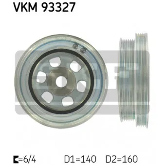 Poulie, vilebrequin SKF VKM 93327