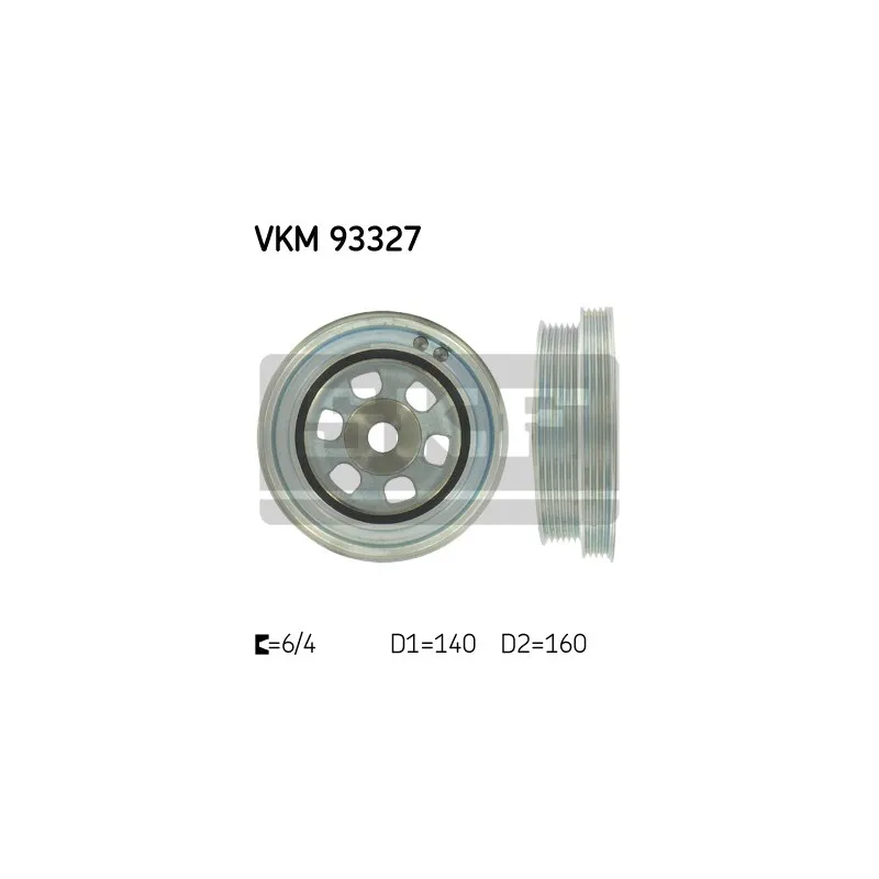 Poulie, vilebrequin SKF VKM 93327