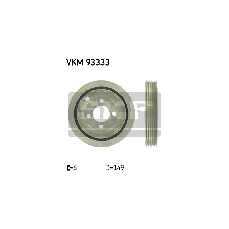 Poulie, vilebrequin SKF VKM 93333