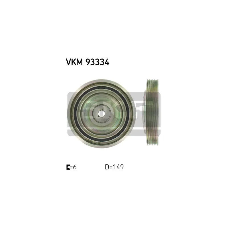 Poulie, vilebrequin SKF VKM 93334