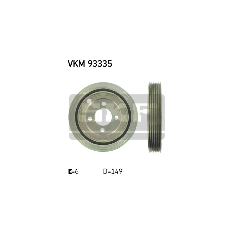 Poulie, vilebrequin SKF VKM 93335